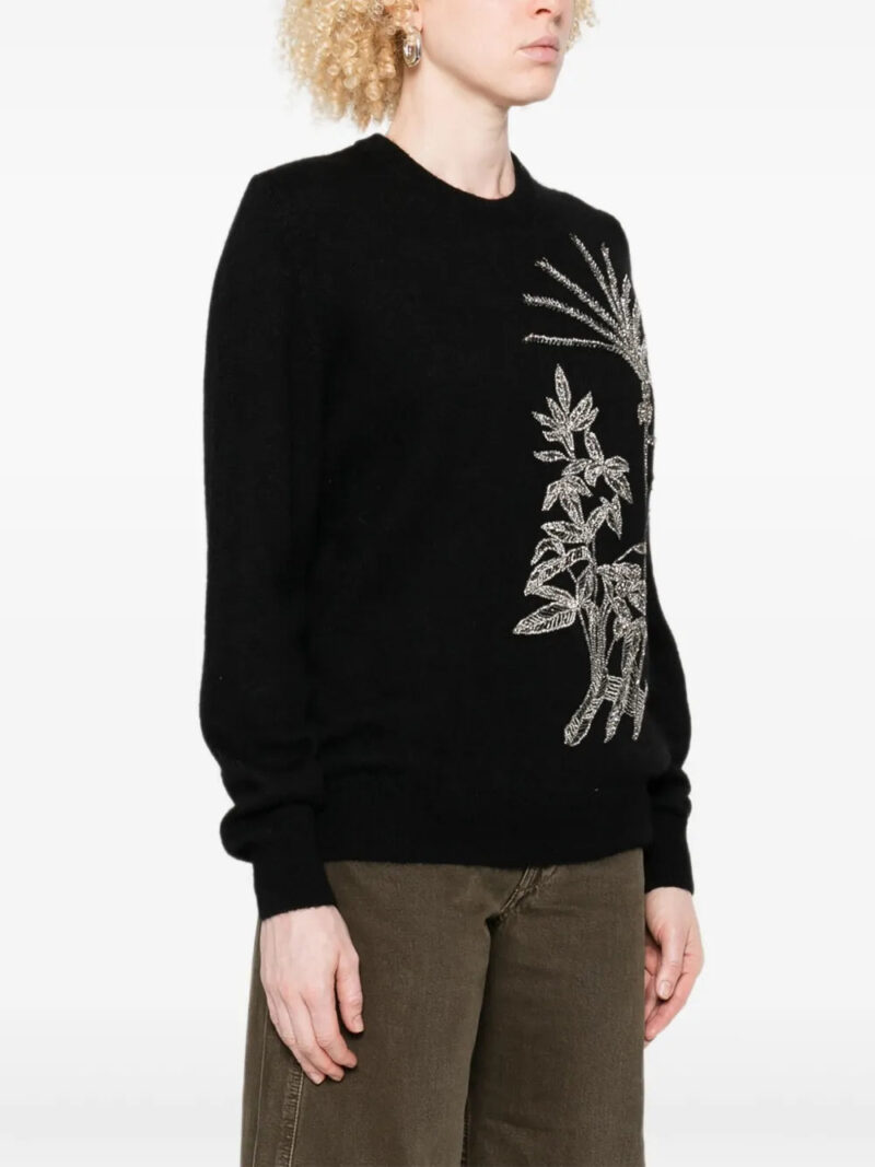 Costarellos  floral-embellished sweater