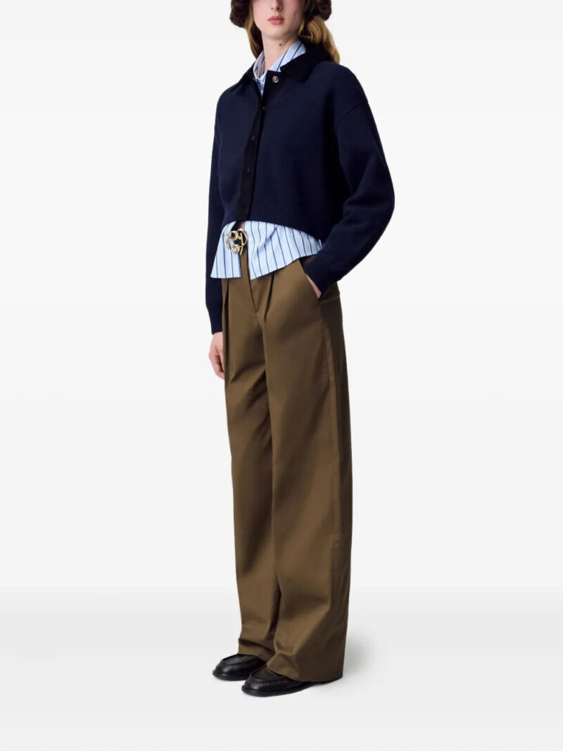 Claudie Pierlot  pleated side-pocket trousers