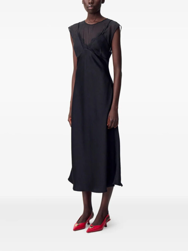 Claudie Pierlot  lace-insert slip dress