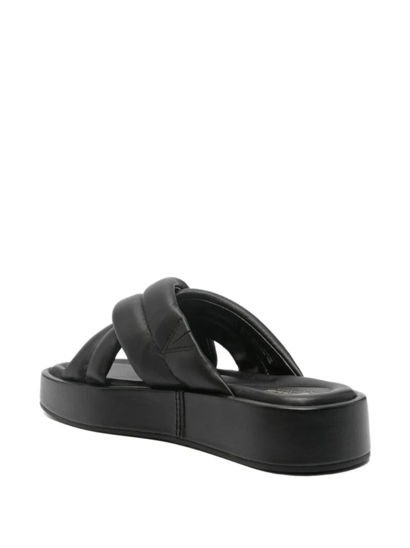 Clarks  35mm Alda quilted cross-strap sandals