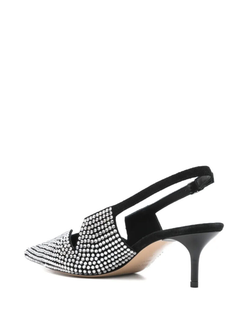 Coperni  60mm crystal-embellished slingback pumps