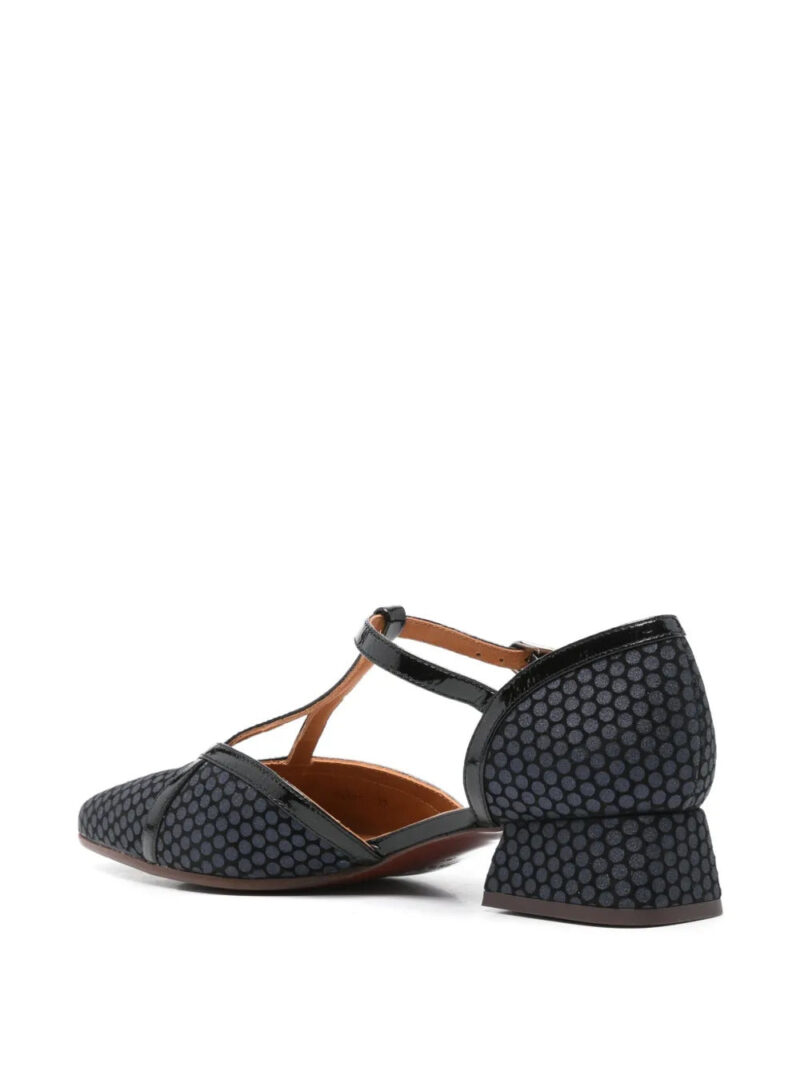 Chie Mihara 40mm polka-dot T-bar pumps