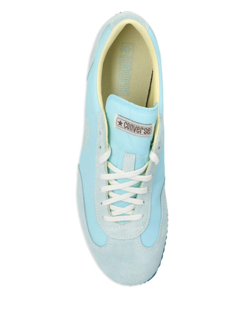 Converse  suede-panelled trainers