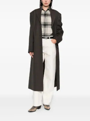 CALVIN KLEIN COLLECTION plaid buttoned scarlett shirt