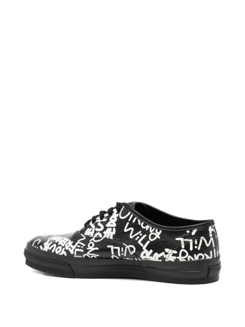 Comme Des Garçons Comme Des Garçons slogan-print sneakers