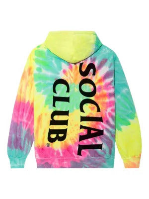 Anti Social Social Club  tie-dye hoodie