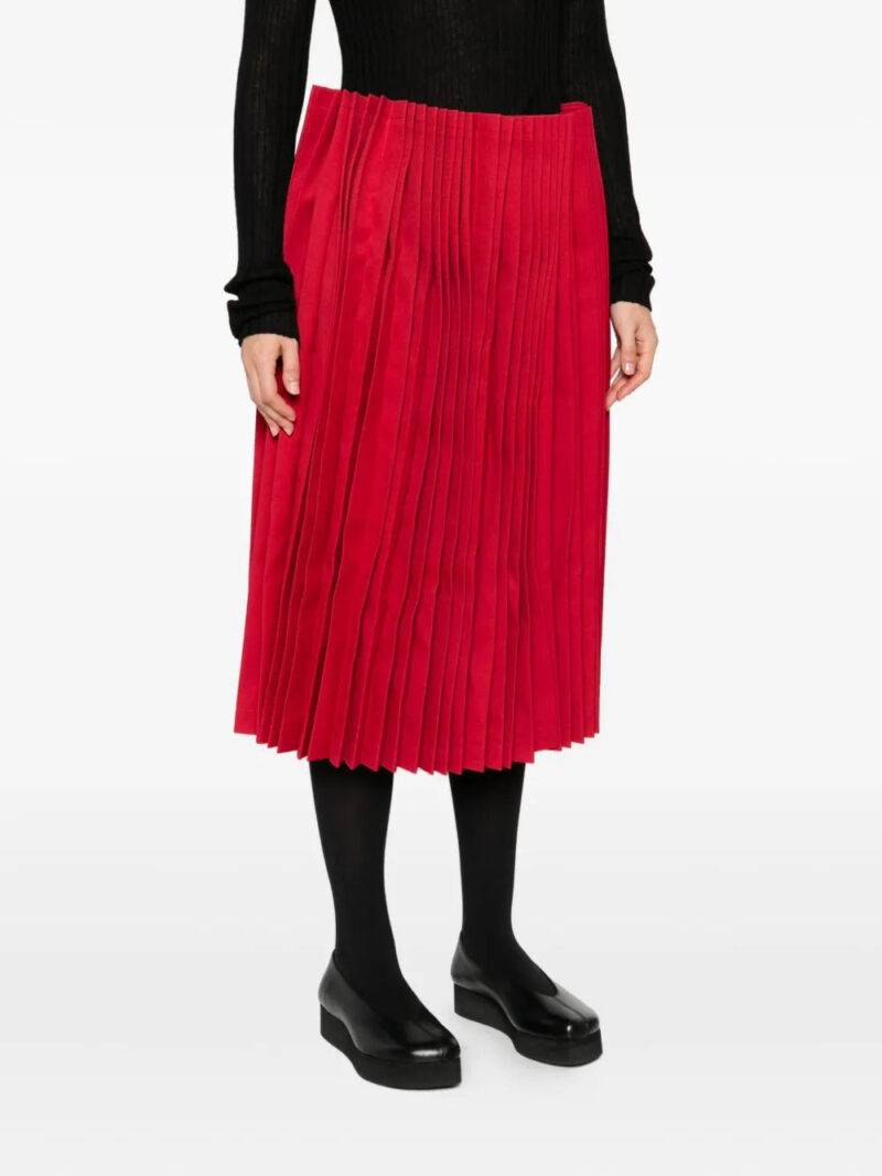 Comme Des Garçons  pleated midi skirt