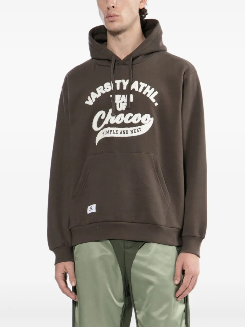 CHOCOOLATE  logo-appliqué hoodie