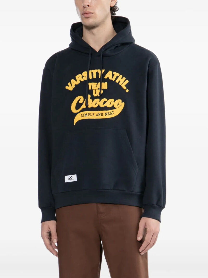 CHOCOOLATE  logo-appliqué hoodie