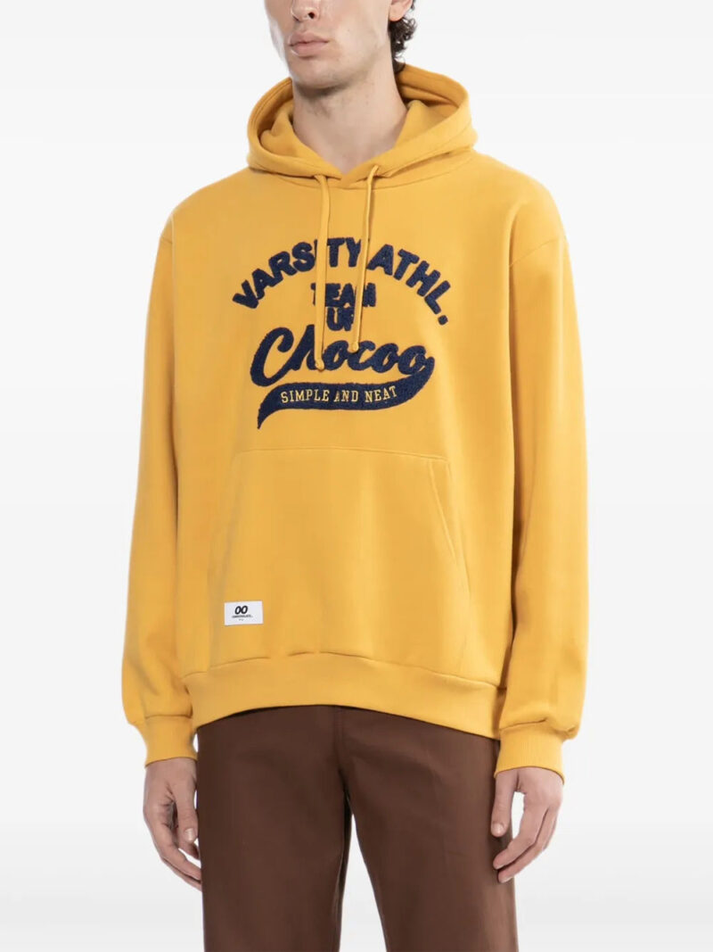 CHOCOOLATE logo-appliqué hoodie