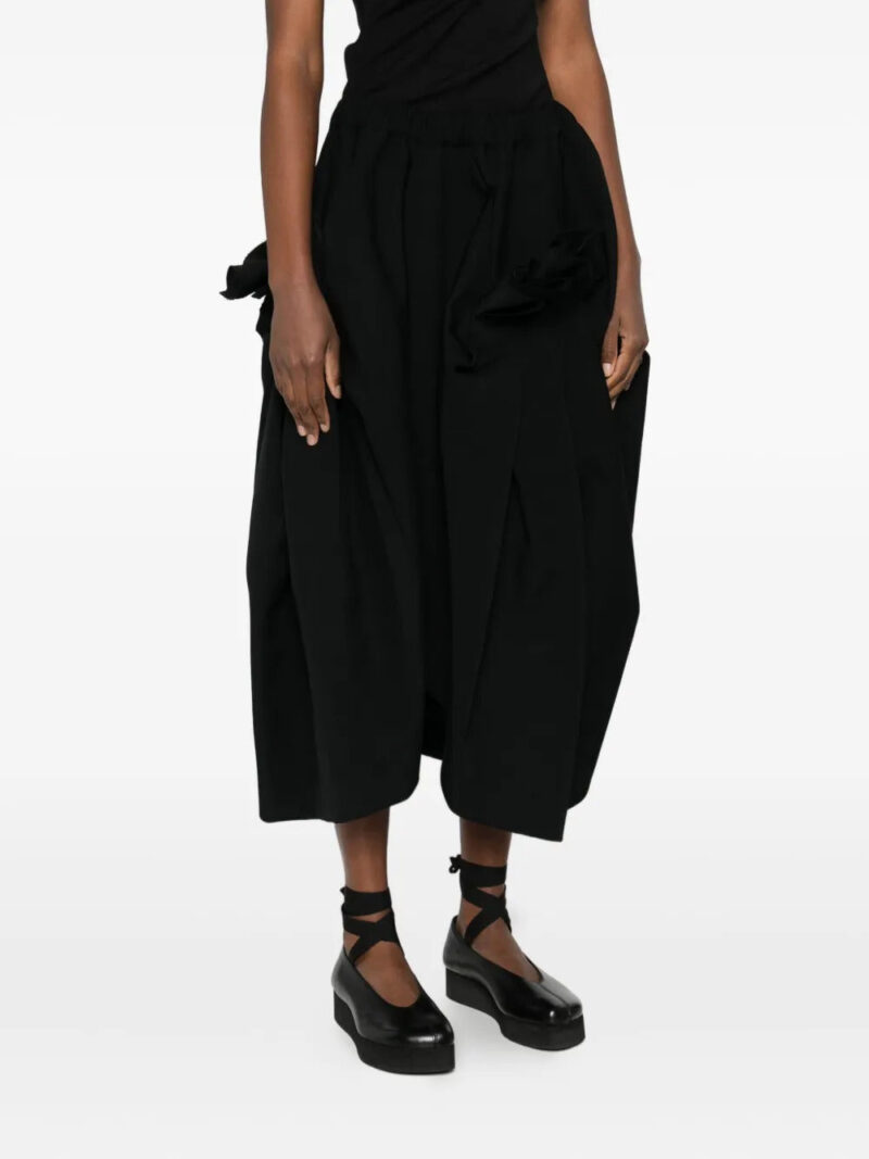 Comme Des Garçons ruffled lace skirt