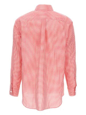 Comme Des Garçons  long-sleeved checked shirt
