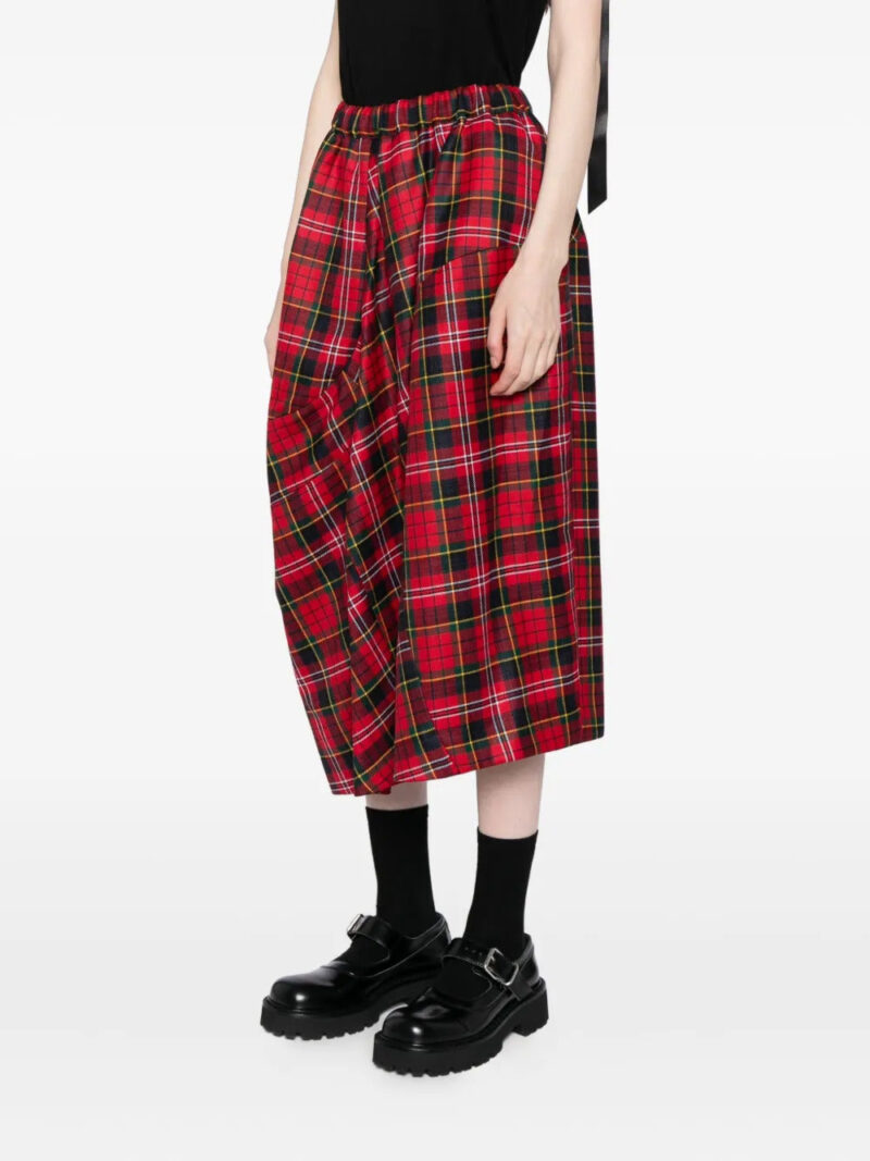 Comme Des Garçons  plaid skirt