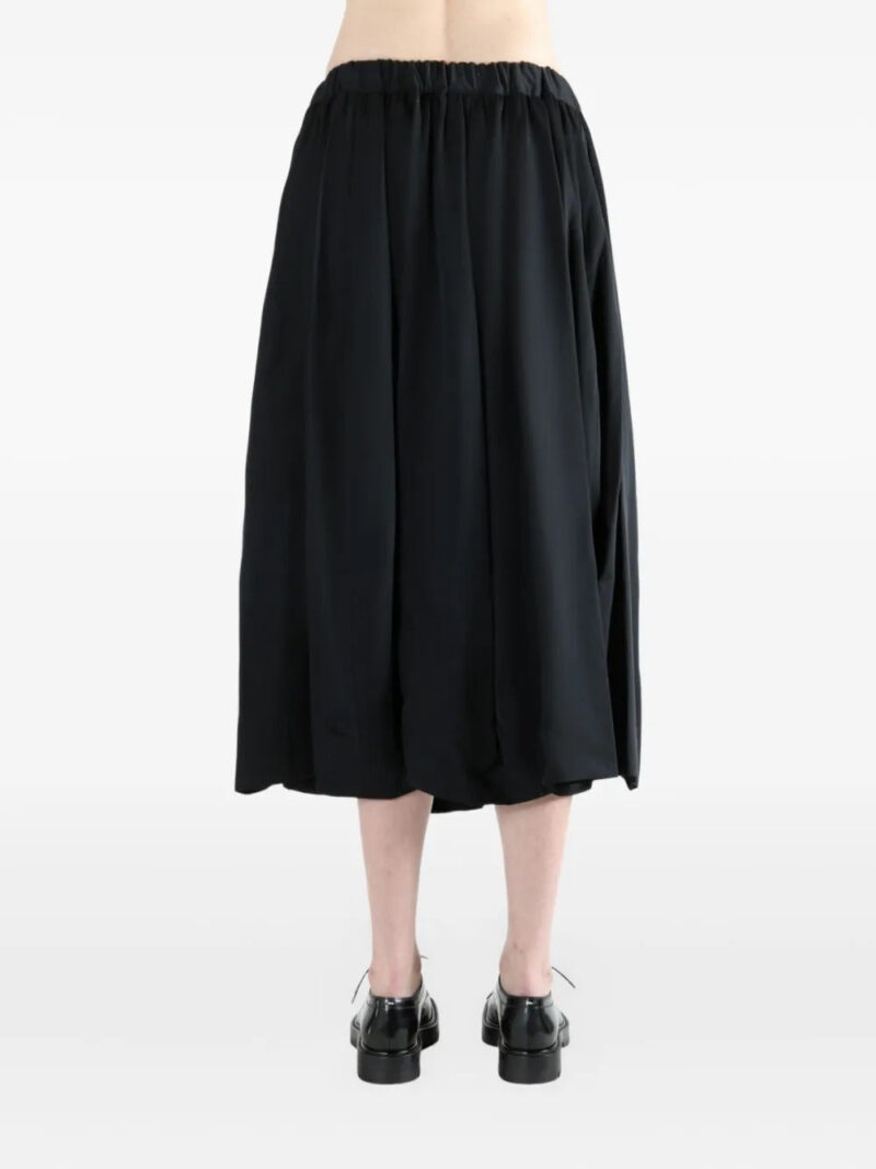Comme Des Garçons  pleated wool skirt