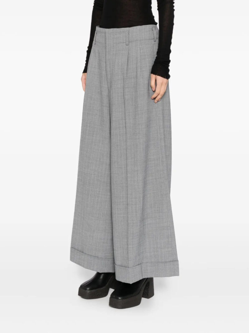 Comme Des Garçons pinstripe wide-leg trousers
