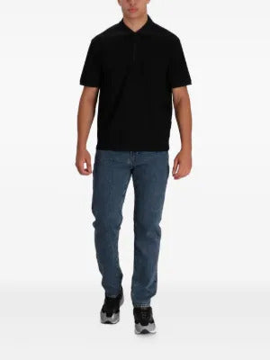 Armani Exchange  half-zip cotton polo shirt