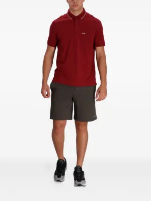 Armani Exchange  piped logo polo shirt