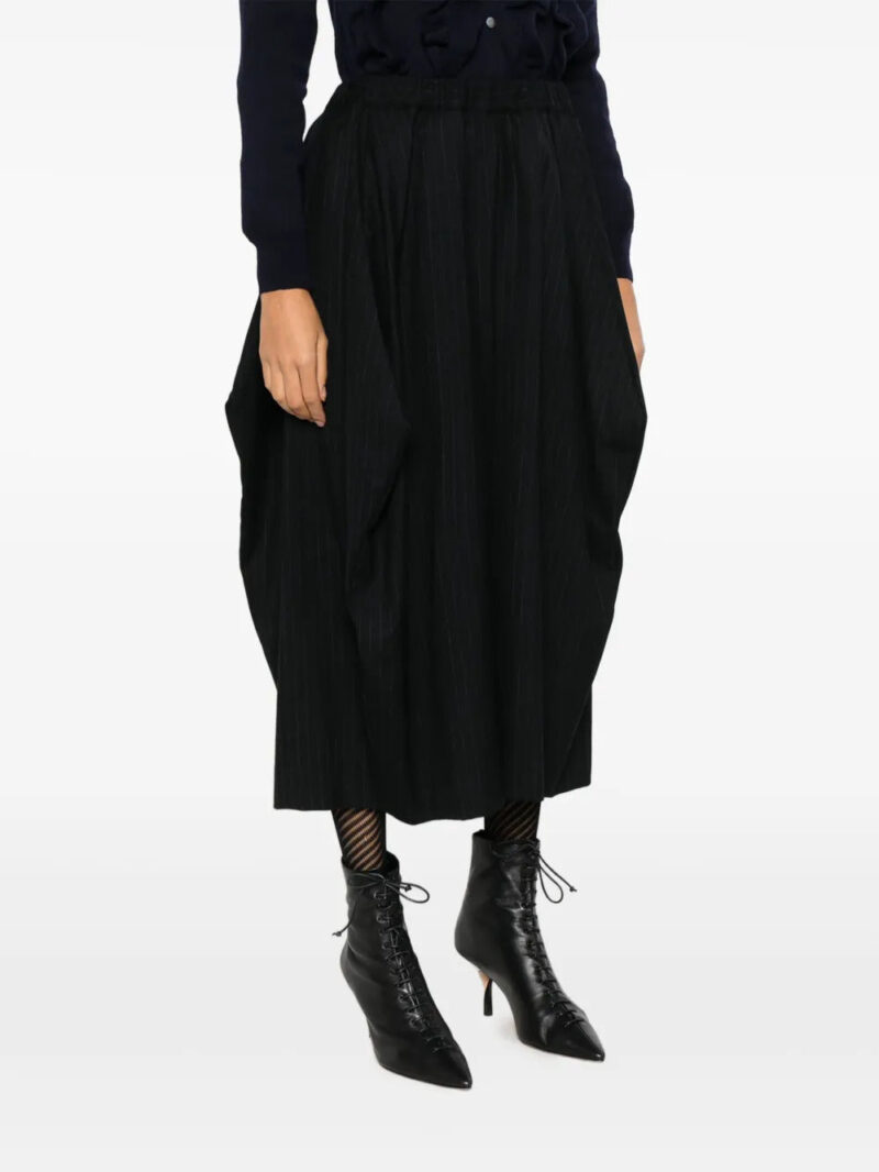 Comme Des Garçons  pinstripe cropped trousers