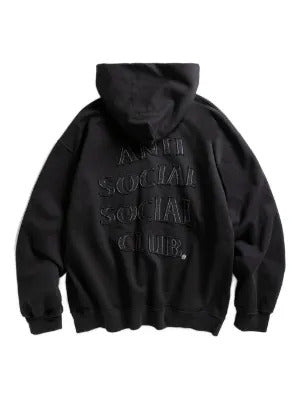 Anti Social Social Club  logo-embroidered hoodie