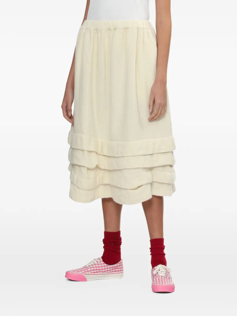 Comme Des Garçons Girl  ruffled midi skirt