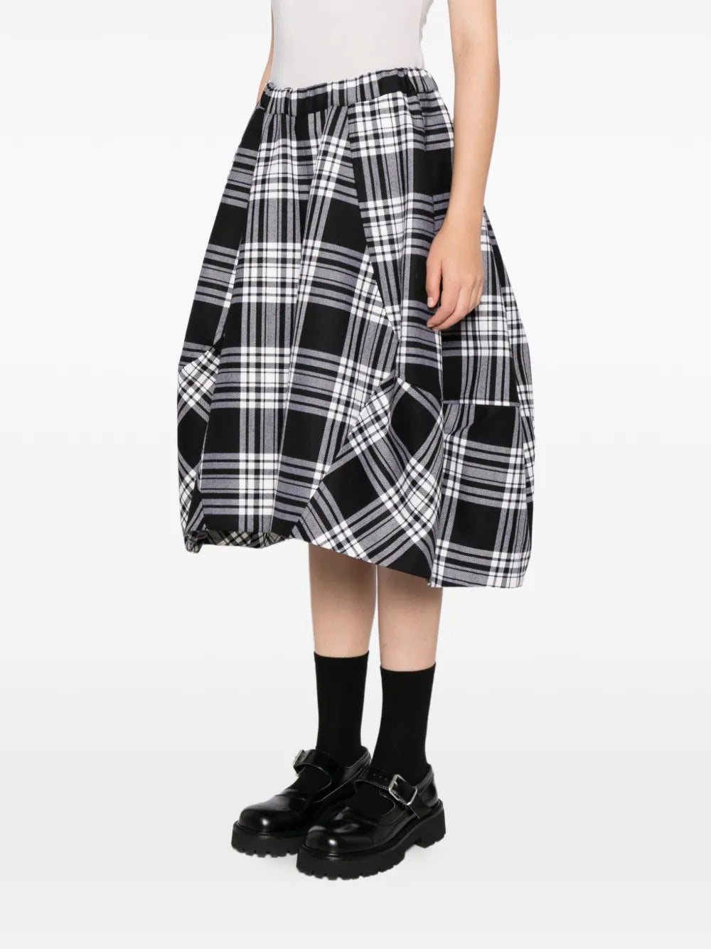 Comme Des Garçons plaid skorts - Image 3