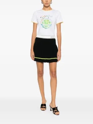 Casablanca  Longline Ringer graphic-print T-shirt