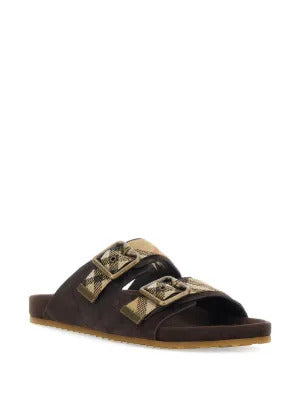 Burberry  buckle strap sandals