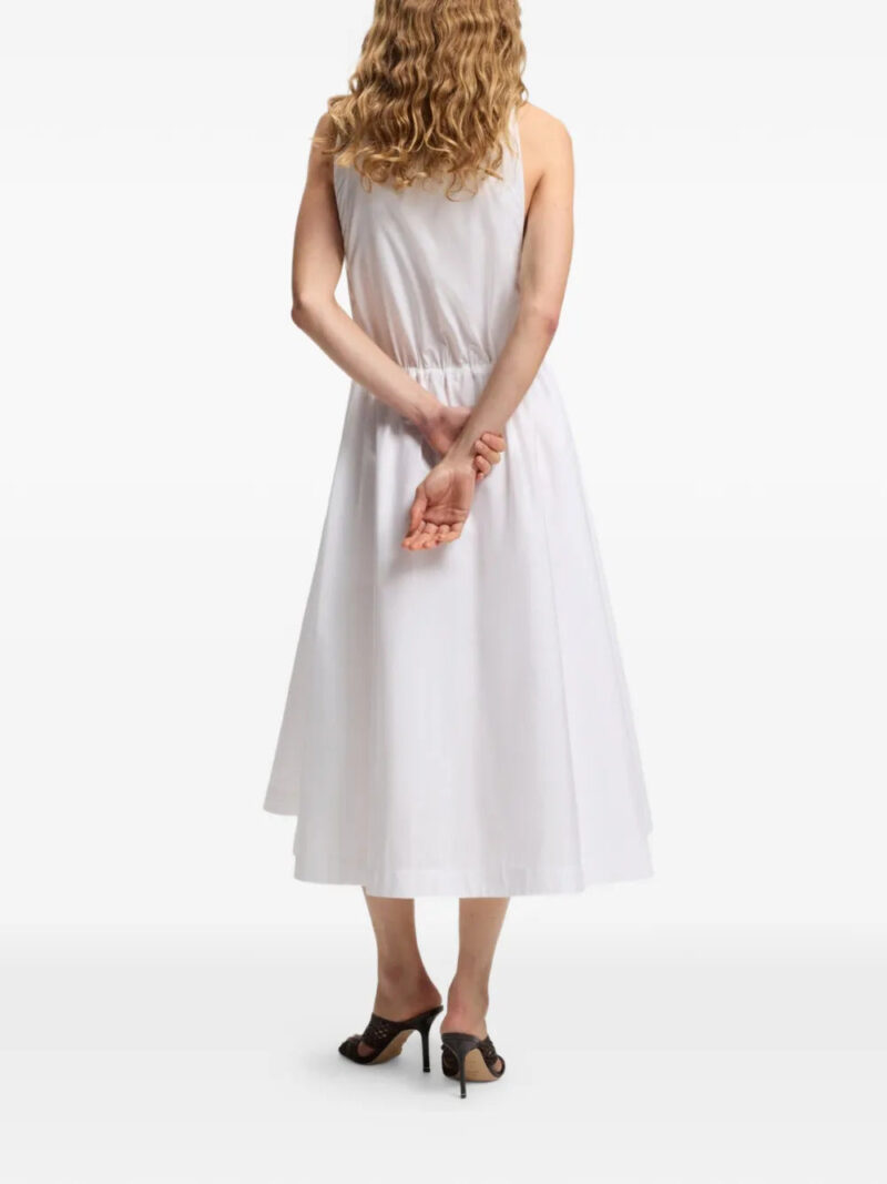 BOSS  collared drawstring midi dress