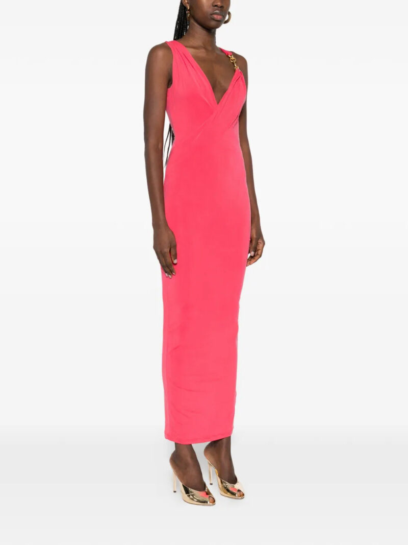 Balmain  draped-effect sleeveless dress