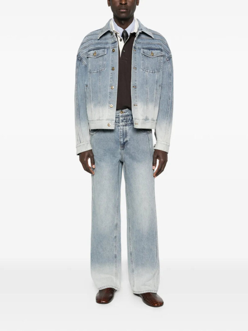 Feng Chen Wang  faded-effect denim jeans
