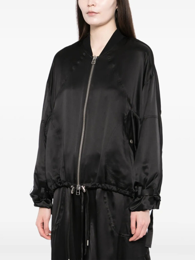 CO COLLECTION  silk bomber jacket