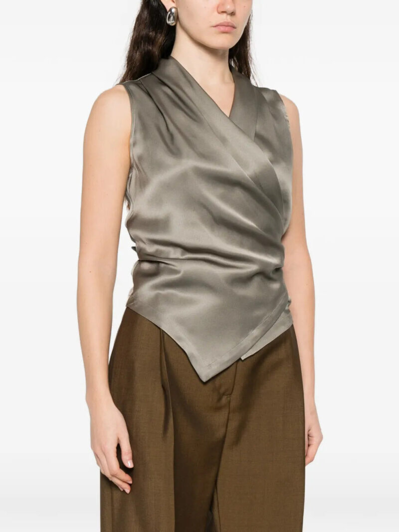 Brunello Cucinelli  draped sleeveless top