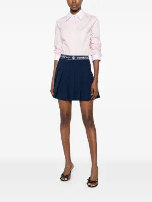 Casablanca crystal-embellishment shir