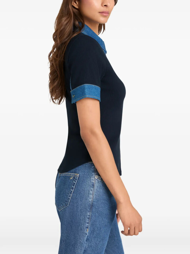 Cinq A Sept Jaden short-sleeve polo top