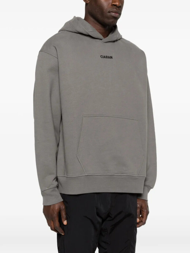 CIARAN logo-embroidered hoodie