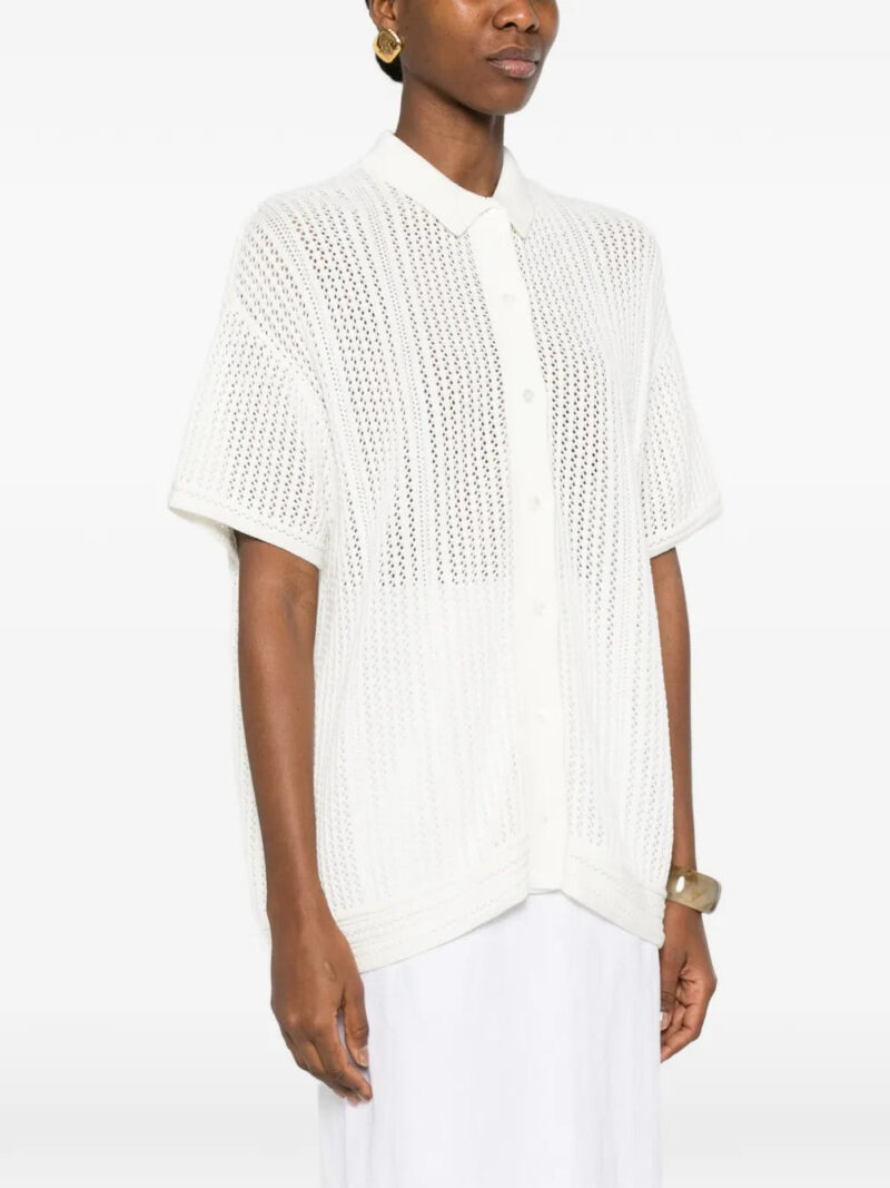 BOMPARD  crochet polo top