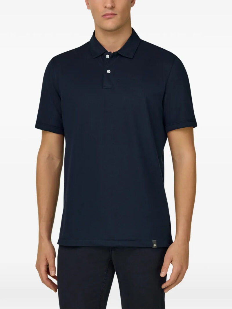 Boggi Milano logo-appliqué polo shirt