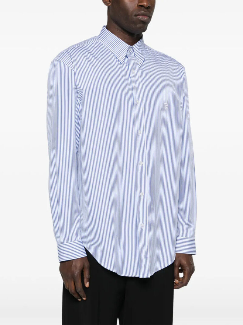 Balmain striped-pattern shirt