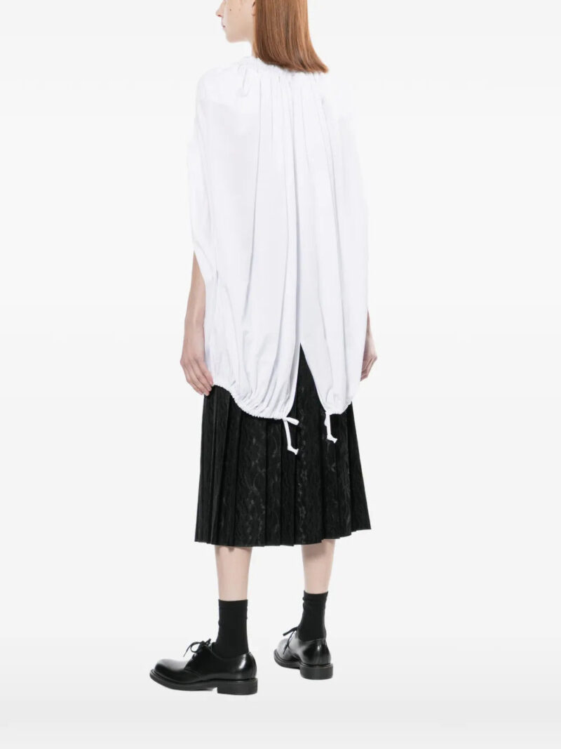 Comme Des Garçons gathered blouse