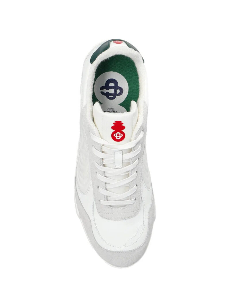 Casablanca  embossed leather sneakers