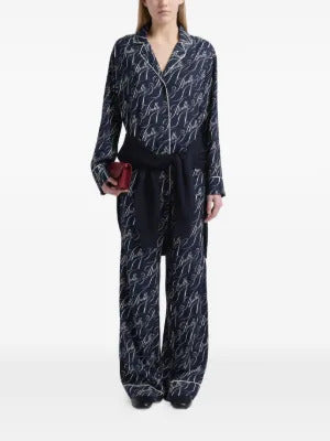 Bally twill print shirt