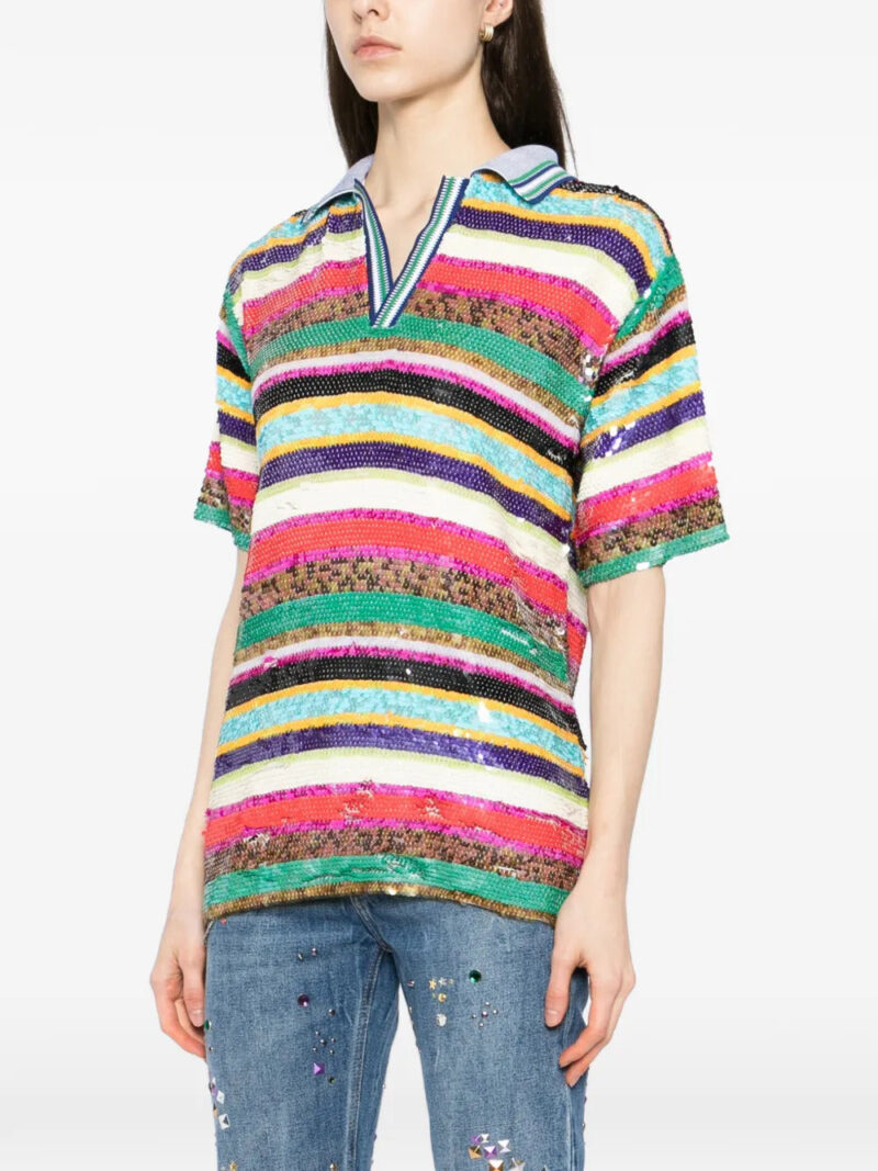 Ashish embellished polo top