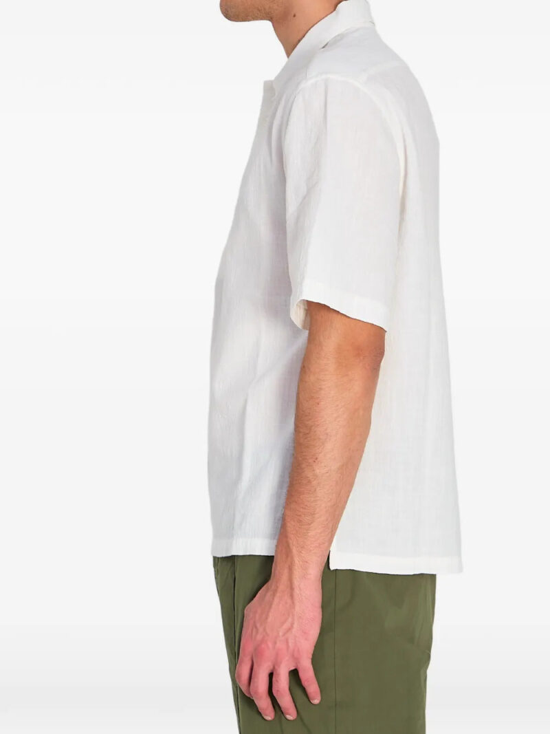 Barena Mola Lanchin crinkled short-sleeved shirt