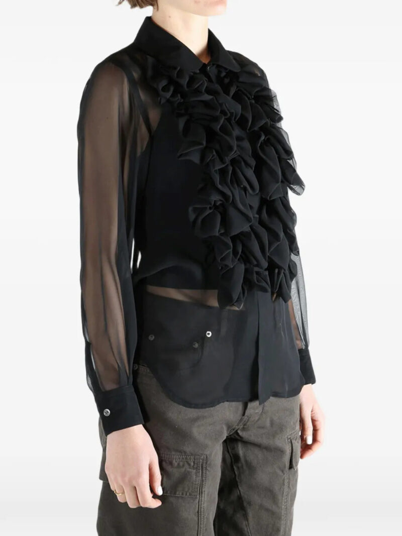 Comme Des Garçons Comme Des Garçons ruffled collared top