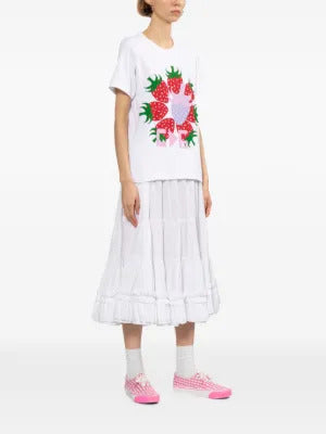 Comme Des Garçons Girl strawberry print T-shirt