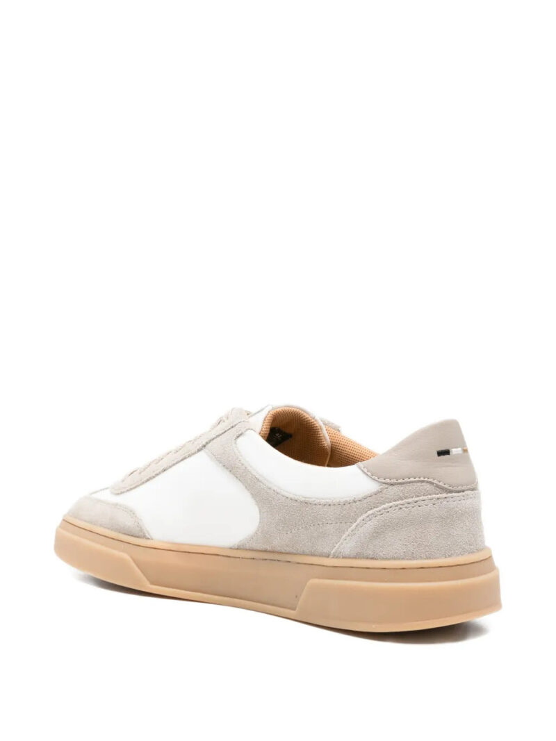 BOSS  suede-panelled sneakers