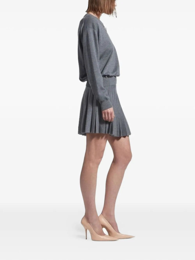 Balenciaga  pleated elasticated skirt
