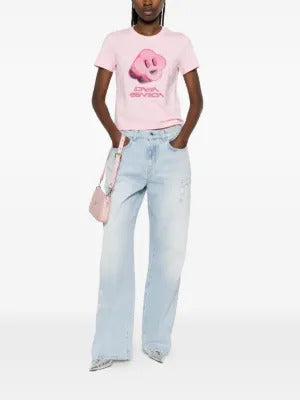 Casablanca  ripped-letter jeans
