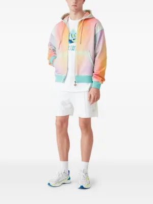 Casablanca  gradient zip-up hoodie