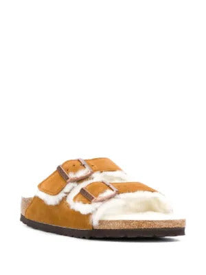 Birkenstock Arizona fur sandals
